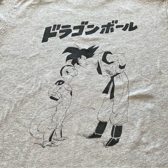 Jump 50TH Dragon Ball T Shirt, UNIQLO, Anime, Gray, Size M, Goku, Freeze, Japan - Picture 2 of 6